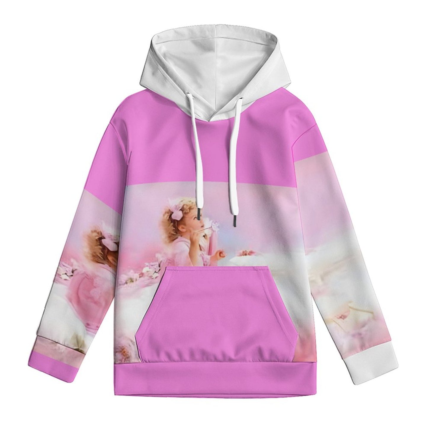 160gsm Children's Lightweight Pullover Hoodie A38H (All-Over Printing)