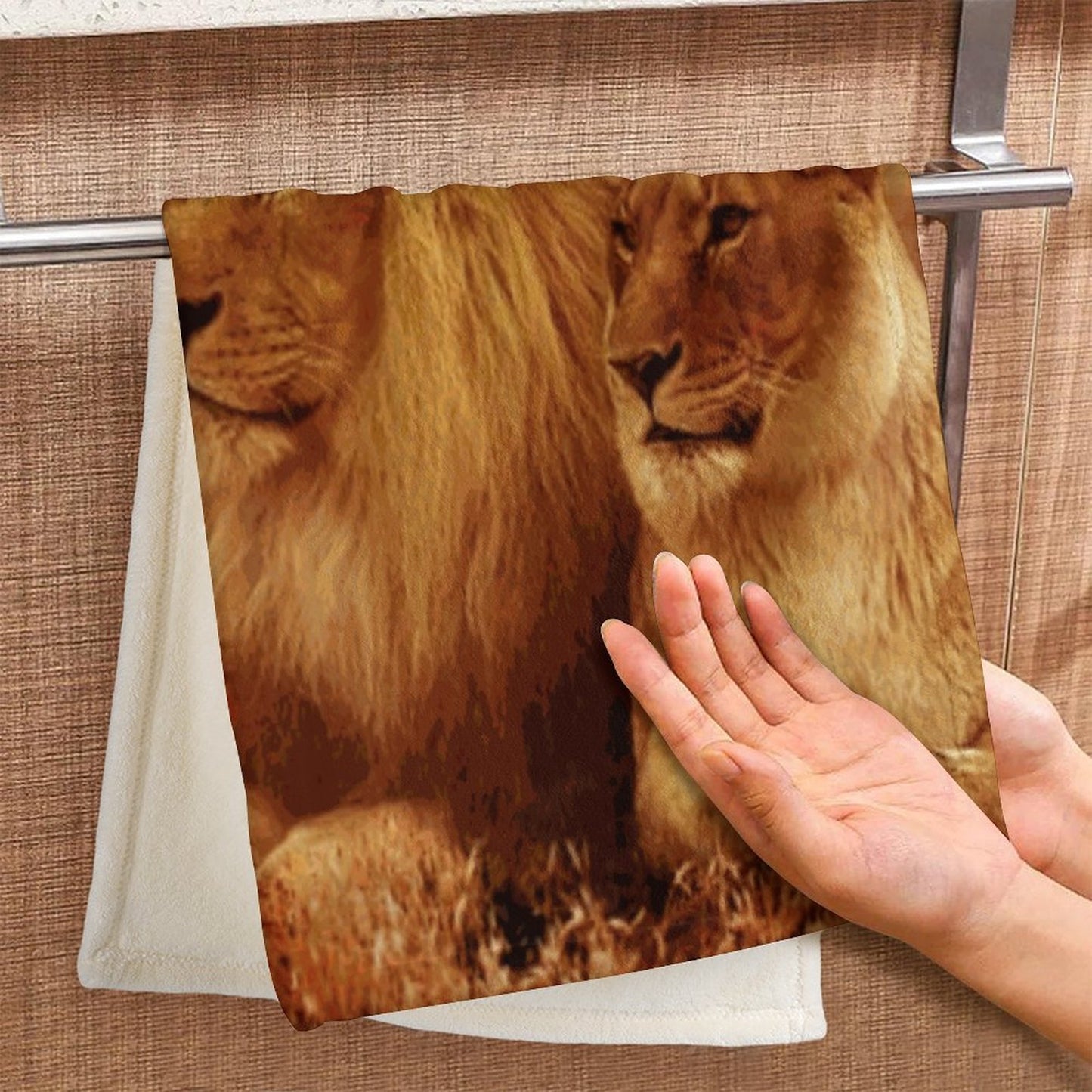 Coral Velvet Towel