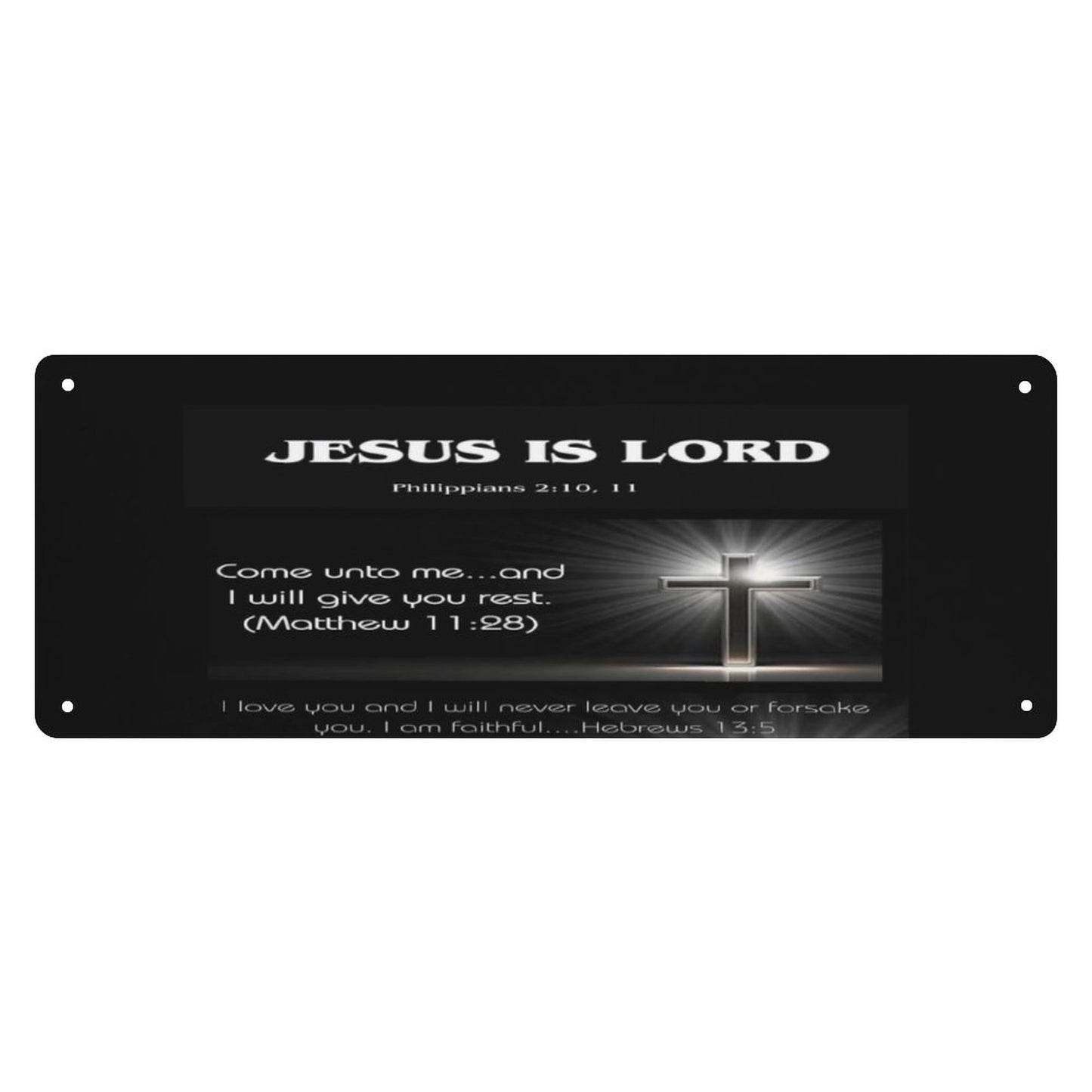 Slim Metal Tin Sign