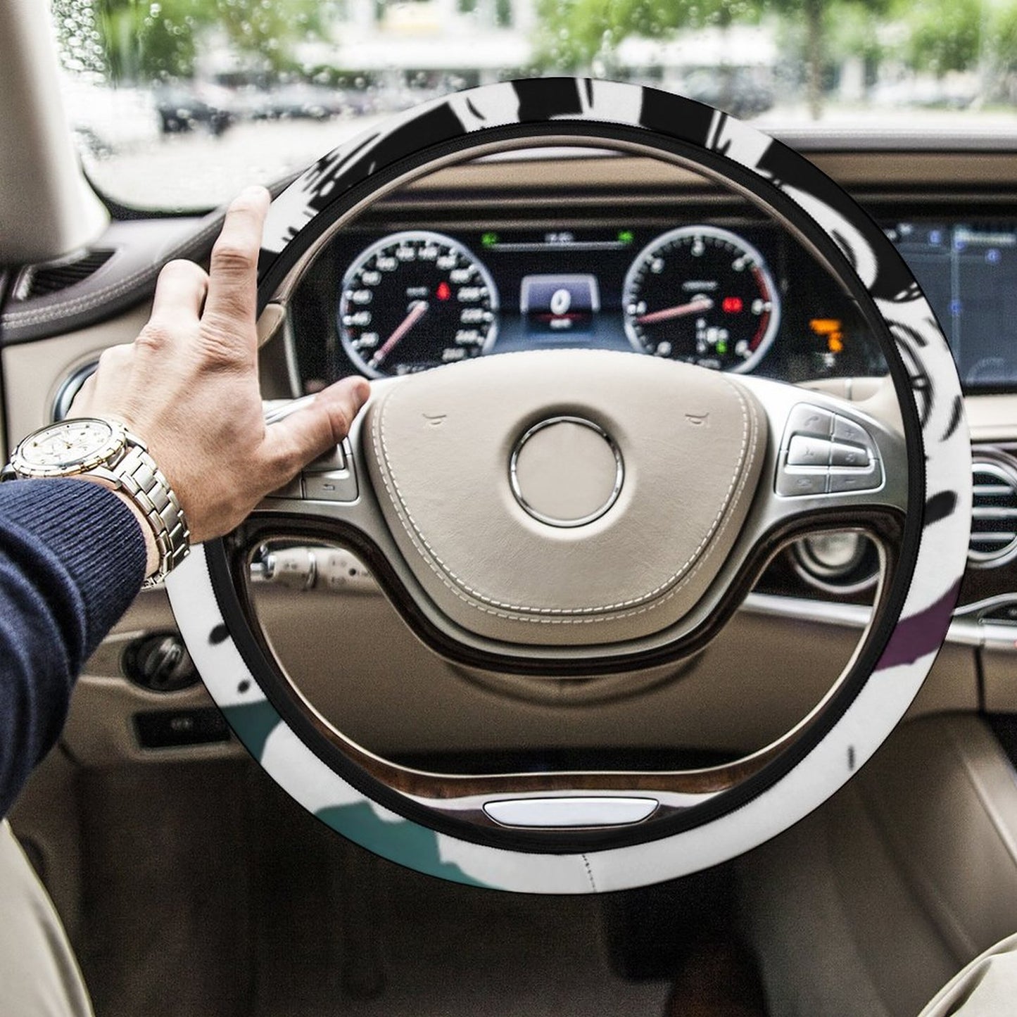 Car Steering Wheel Cover