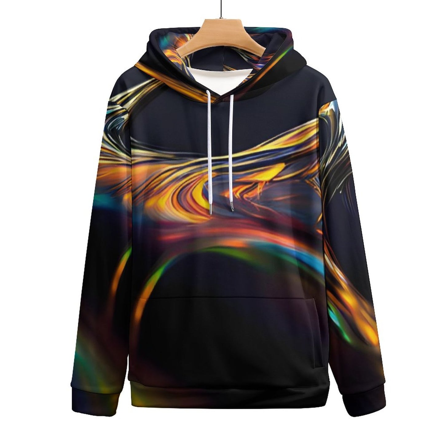 230gsm Men's Cool Hoodie with Double-layer Cap (All-Over Printing)