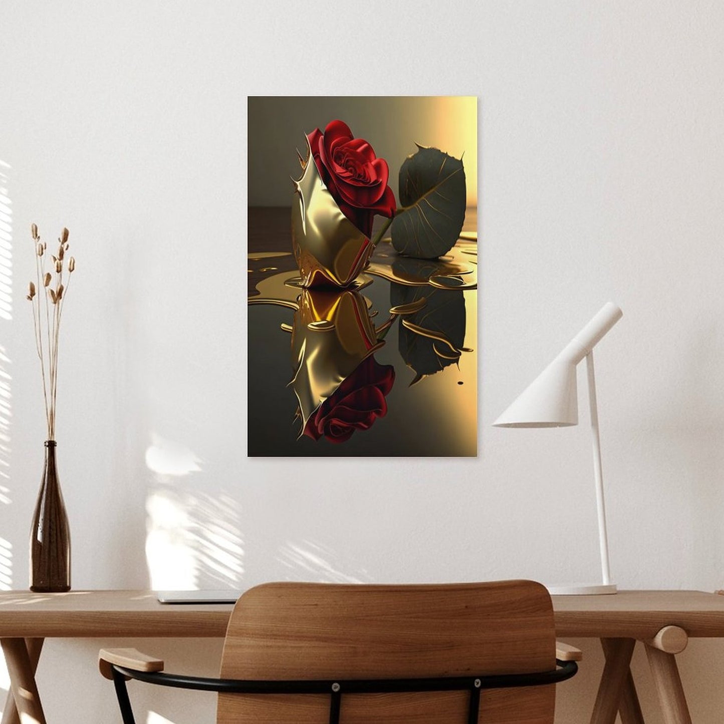 Framed Wooden Poster Hanging (Vertical 2:3)-8x12 inch