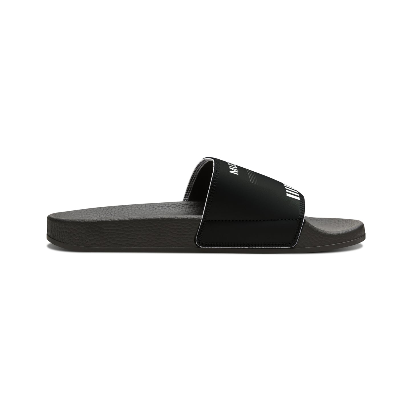 MUSICIAN'S PIANO Unisex Slide Sandals (OPTIONS: BLACK OR WHITE SOLE BOTTOMS)