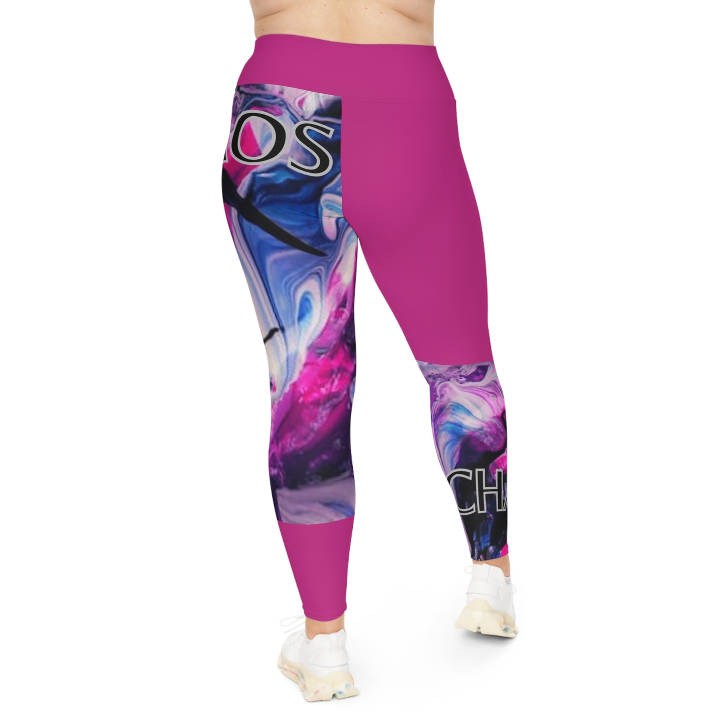 CHAOS Plus Size Leggings (pink)-*2XL-6XL
