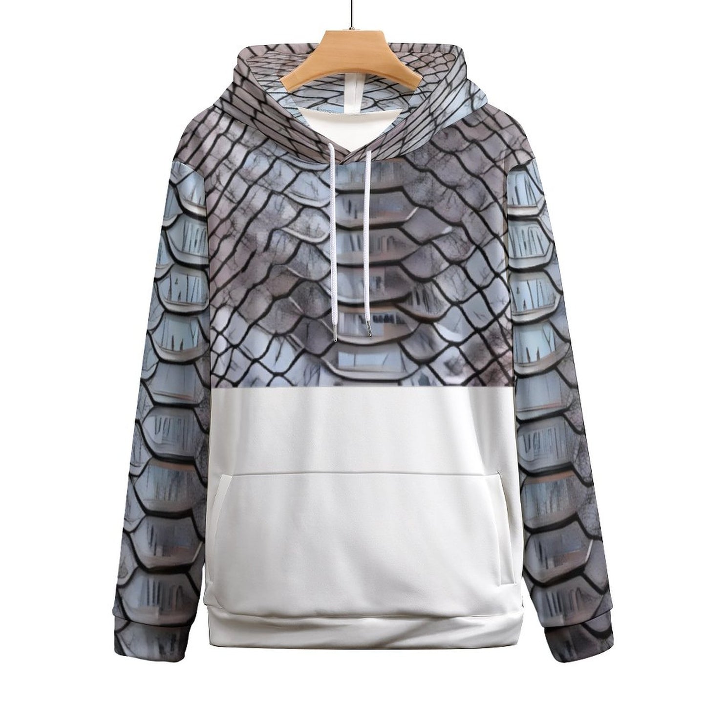 230gsm Men's Cool Hoodie with Double-layer Cap (All-Over Printing)