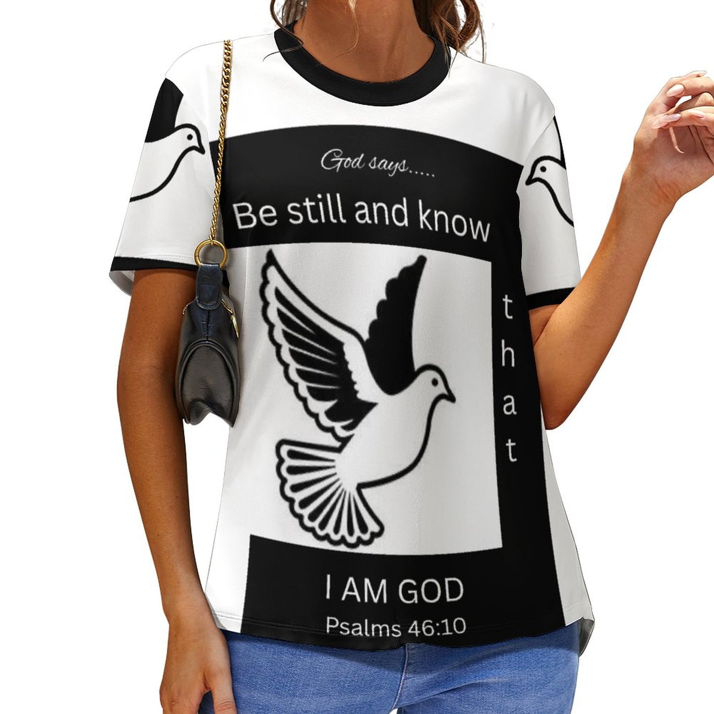 180gsm Custom Women Top T-Shirts(All-Over Printing)