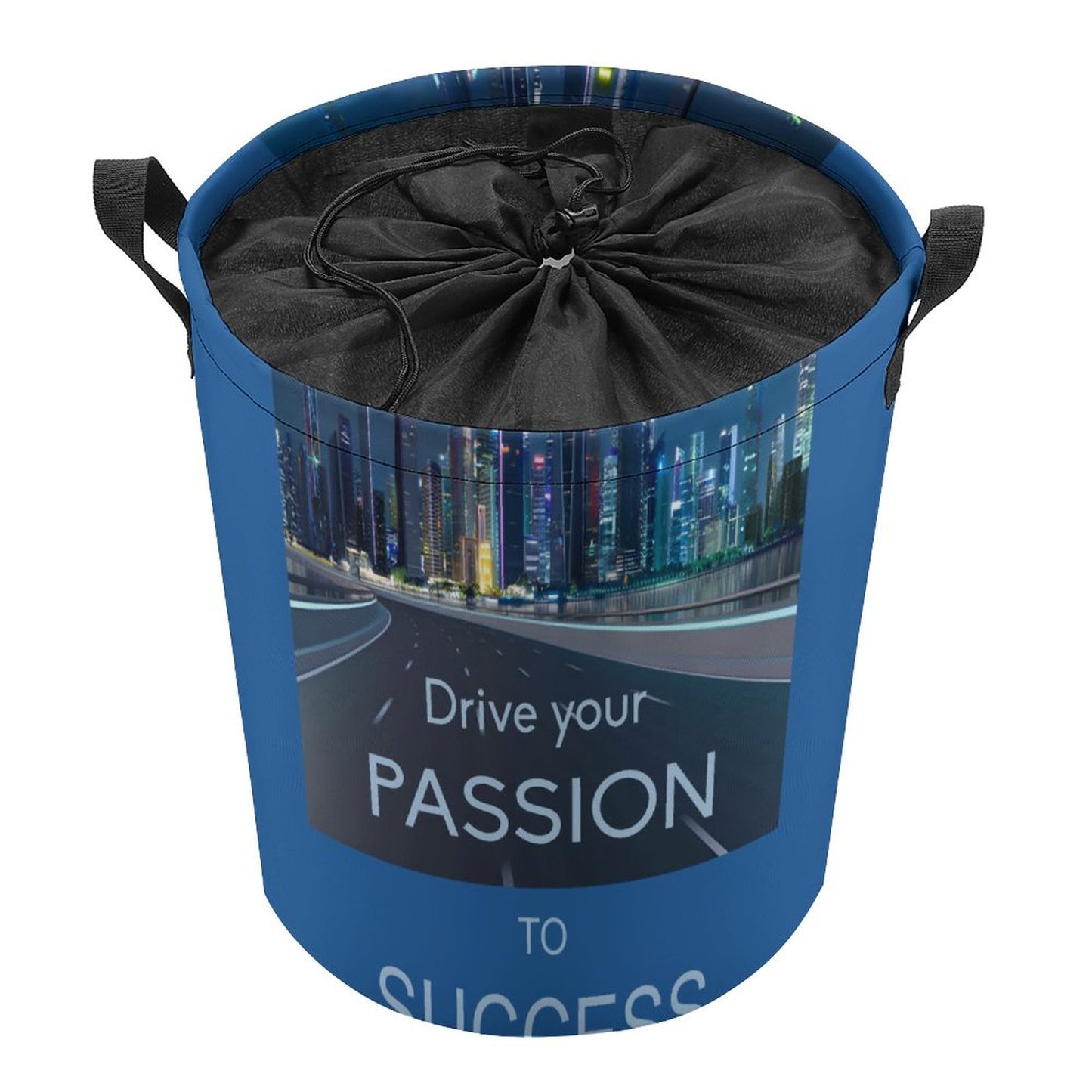 Drawstring collapsible Laundry Basket