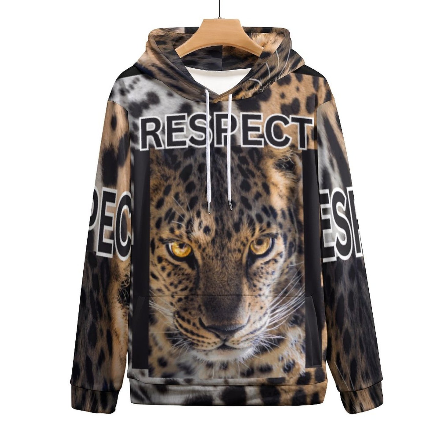 230gsm Men's Cool Hoodie with Double-layer Cap (All-Over Printing)