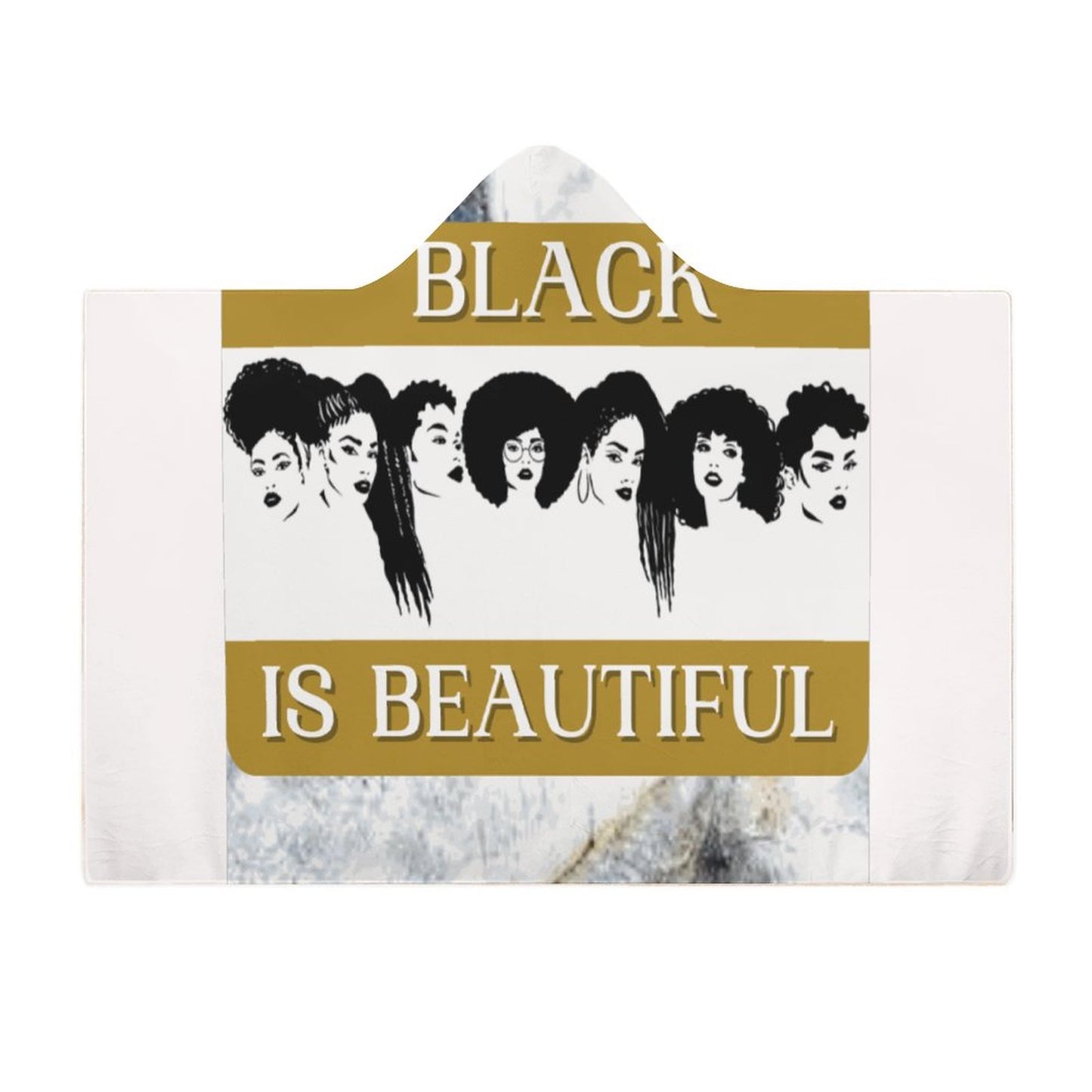 Wrap Hooded Blanket-40"x50"/ 100x130cm