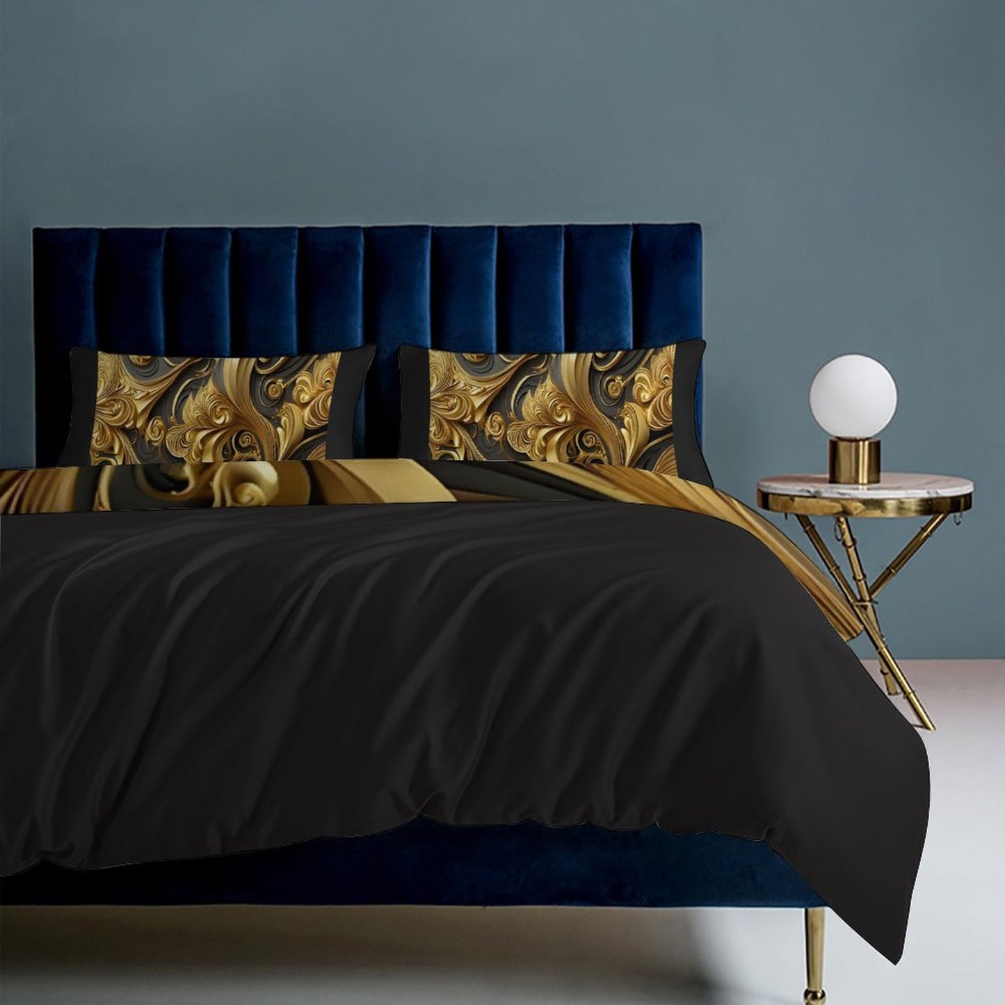 3-Piece Bedding Set-86"×70"/ 218×177cm (Dual-sidede Printing)