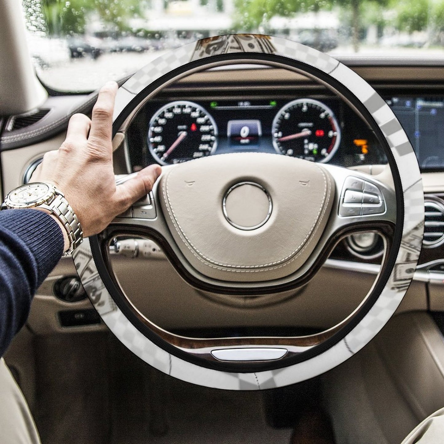 Car Steering Wheel Cover