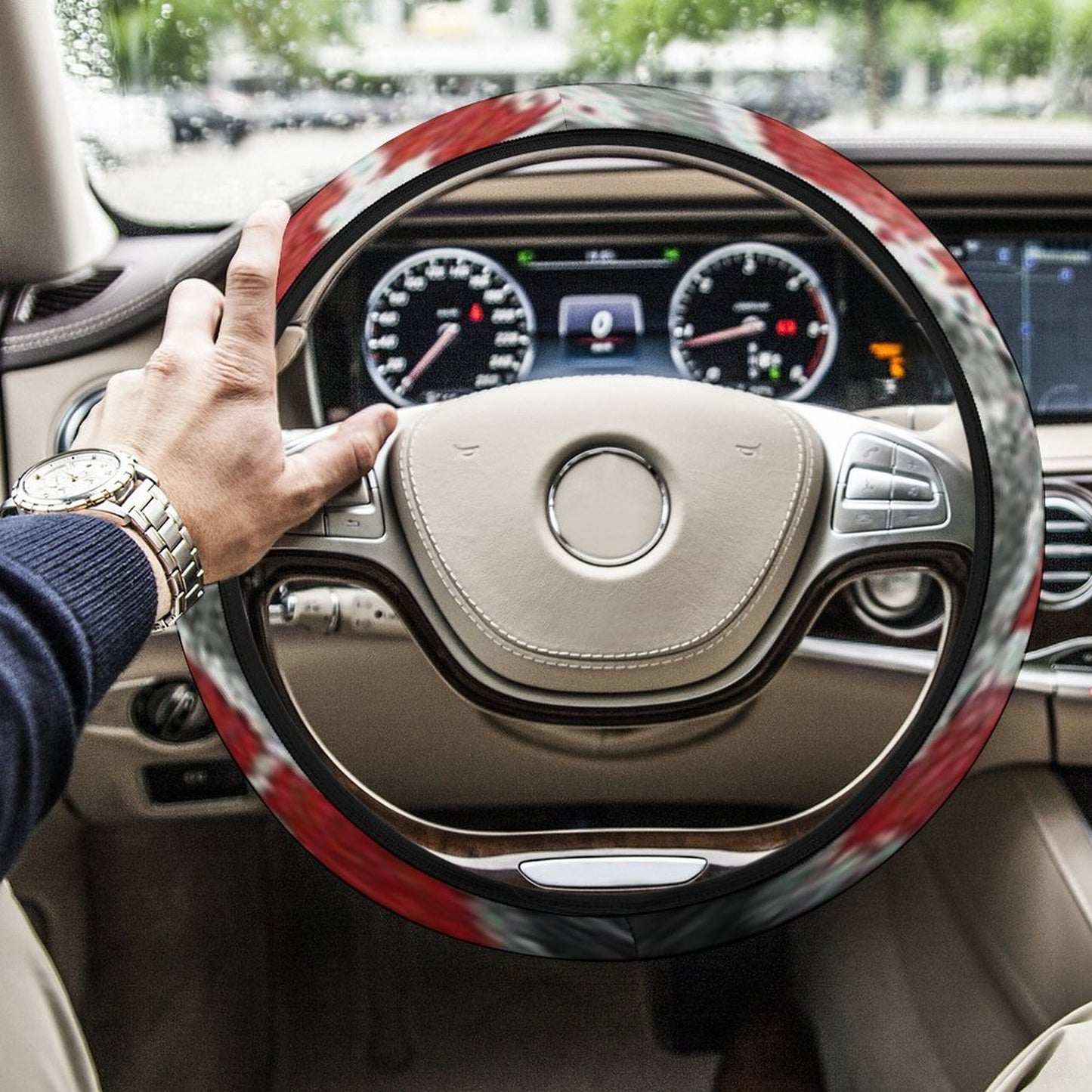 Car Steering Wheel Cover