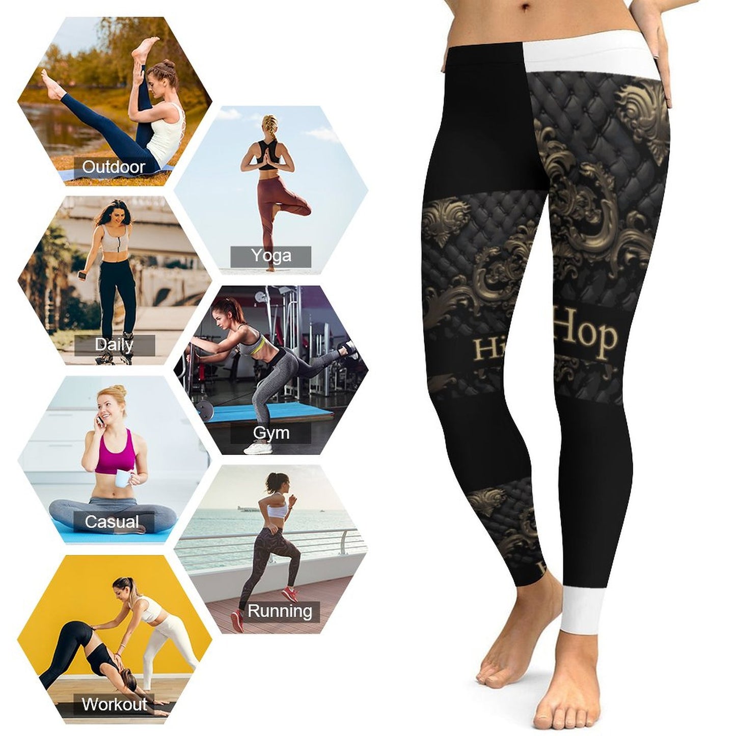 Hot Yoga Pants for Women SY010 (All-Over Printing)