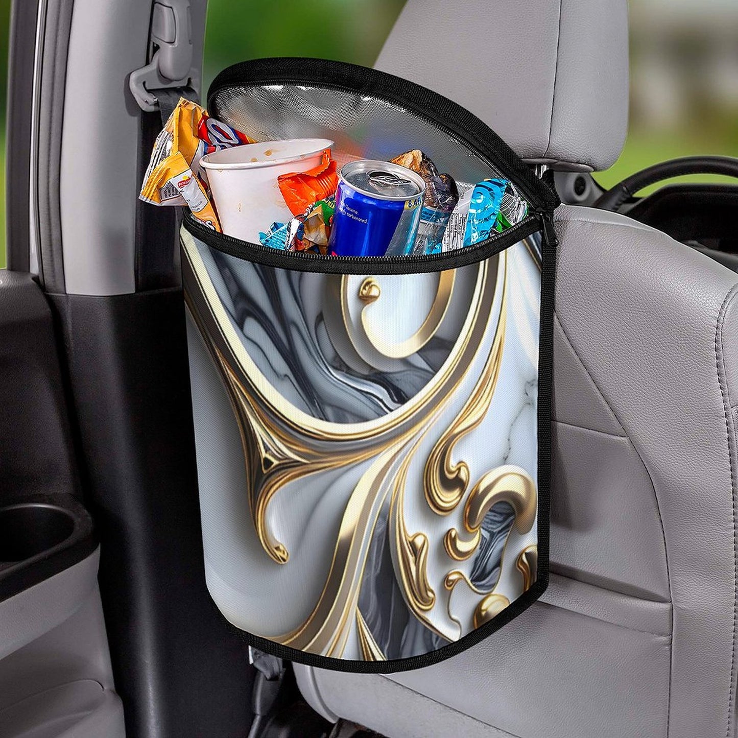 Collapsible Car Trash Bin