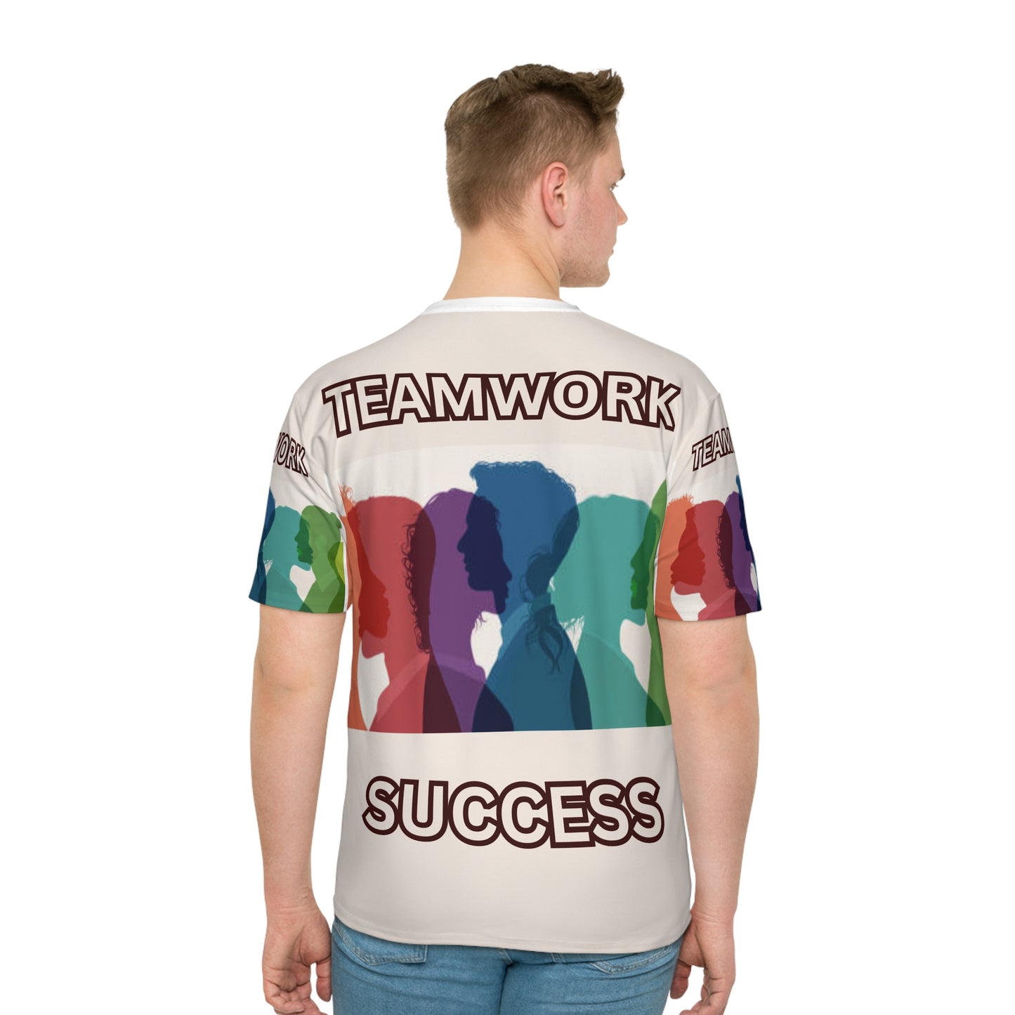 TEAMWORK SUCCESS UNISEX Loose T-shirt (XS-5XL) (for groups or events)