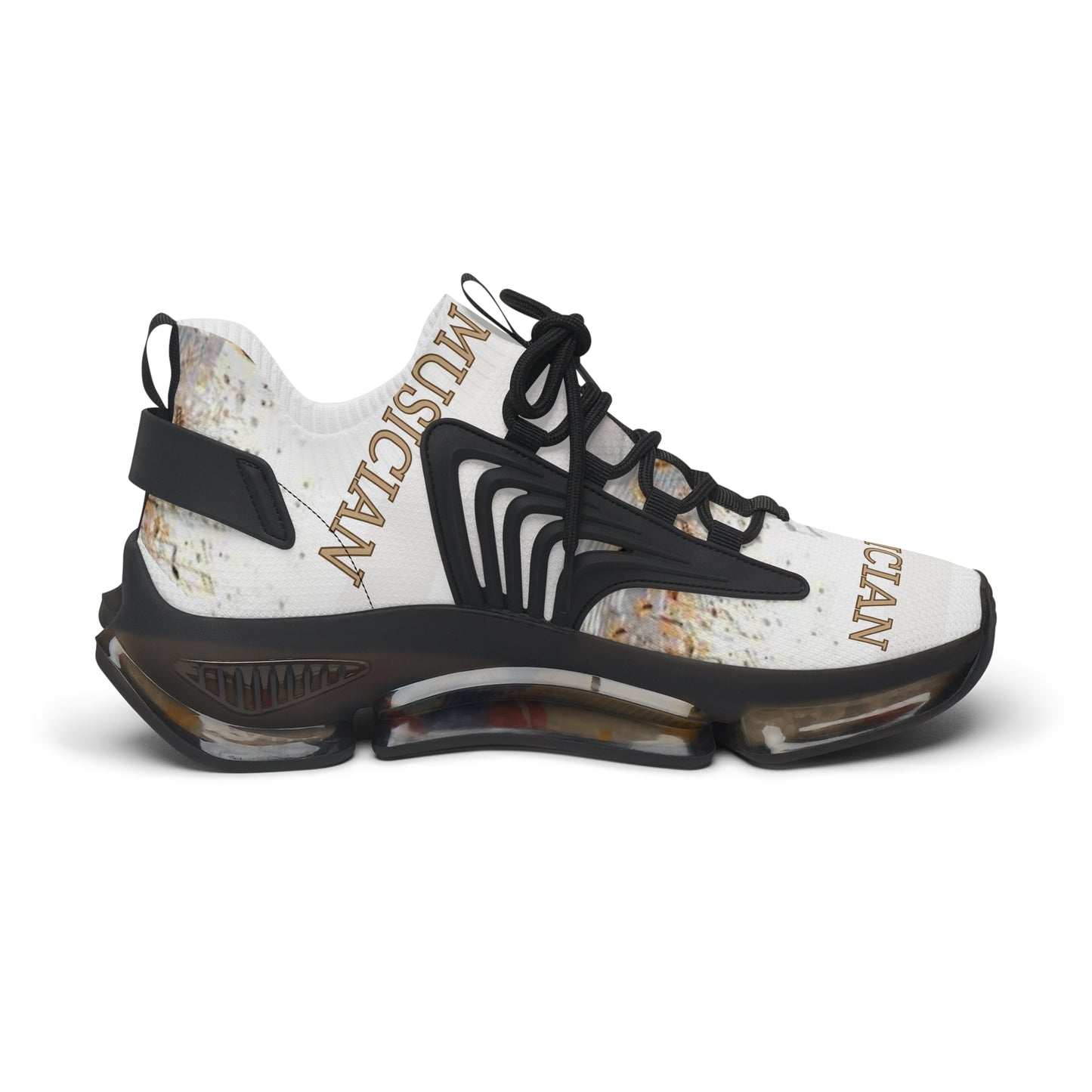 MUSICIAN In Gold Women's Mesh Sneakers