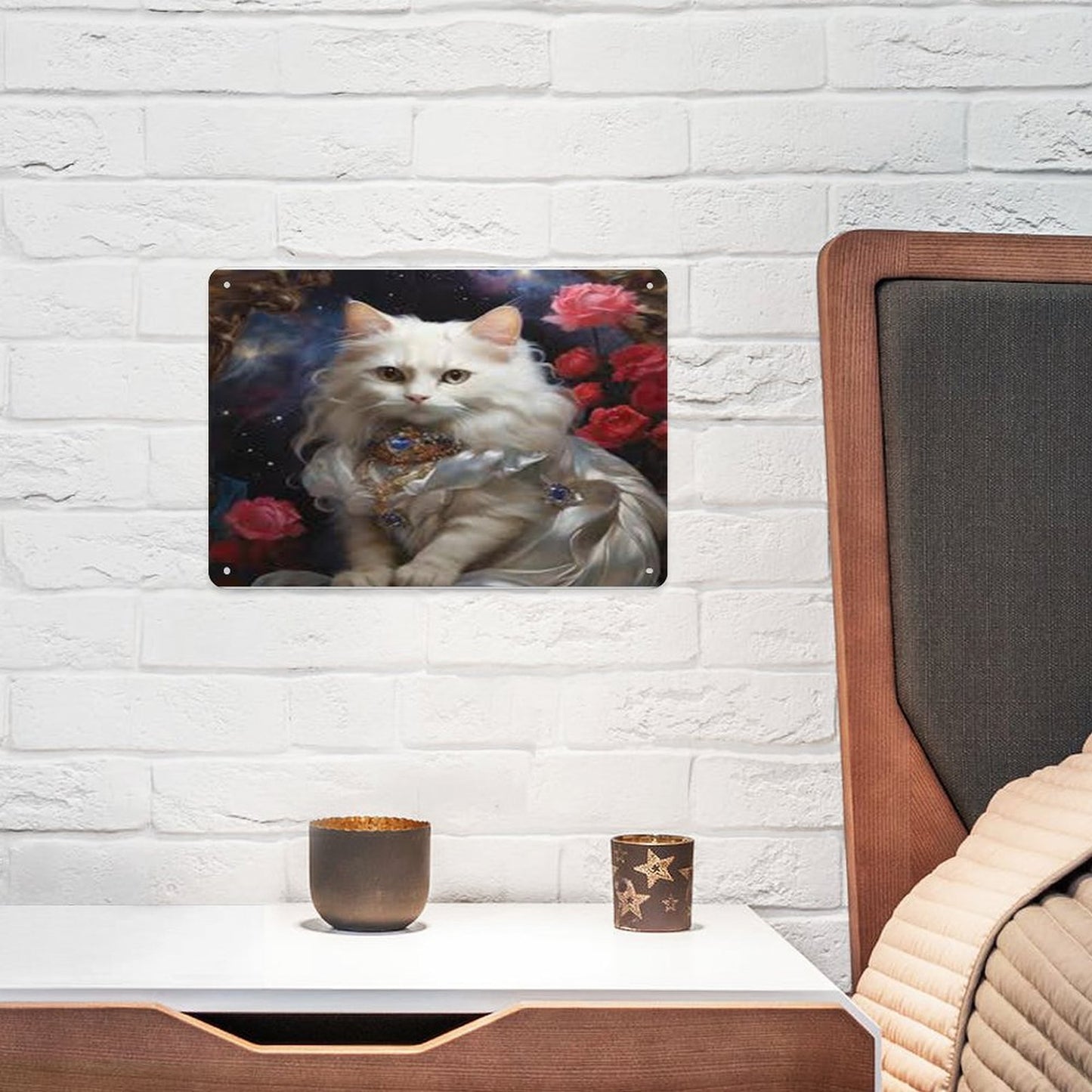 Horizontal Personalized Metal Wall Art Tin Sign-5.5"x7.9"/14x20cm