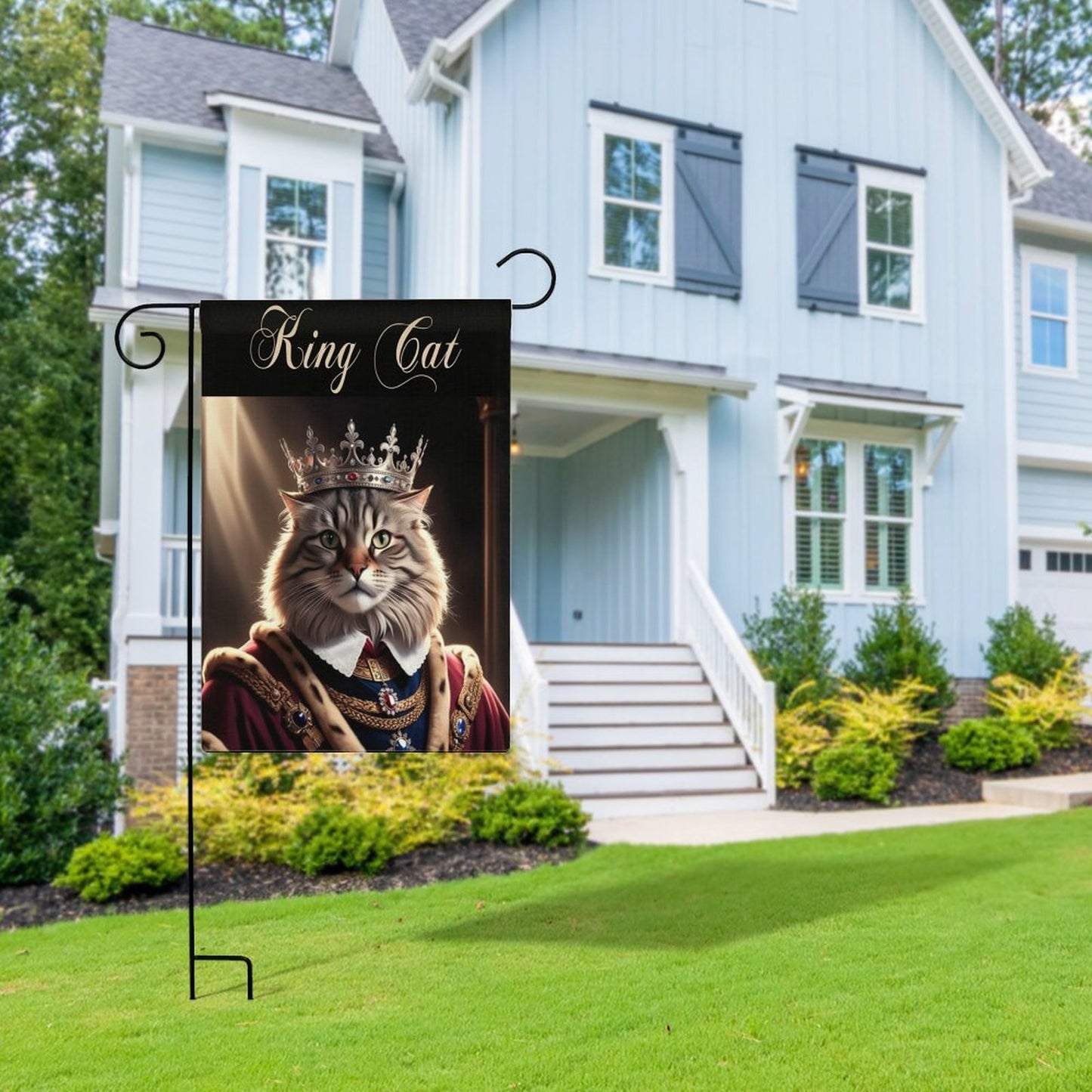 Personalized Flax Garden Flag (Identical Dual-sided Printing)