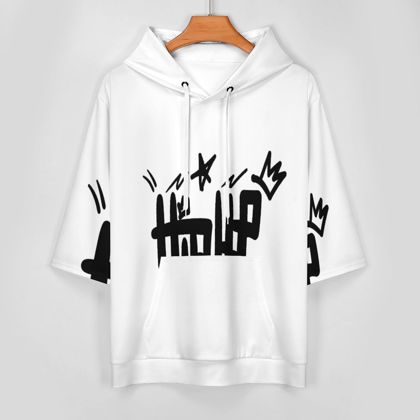 280gsm Half Sleeve Hoodie LM033 (All-Over Printing)