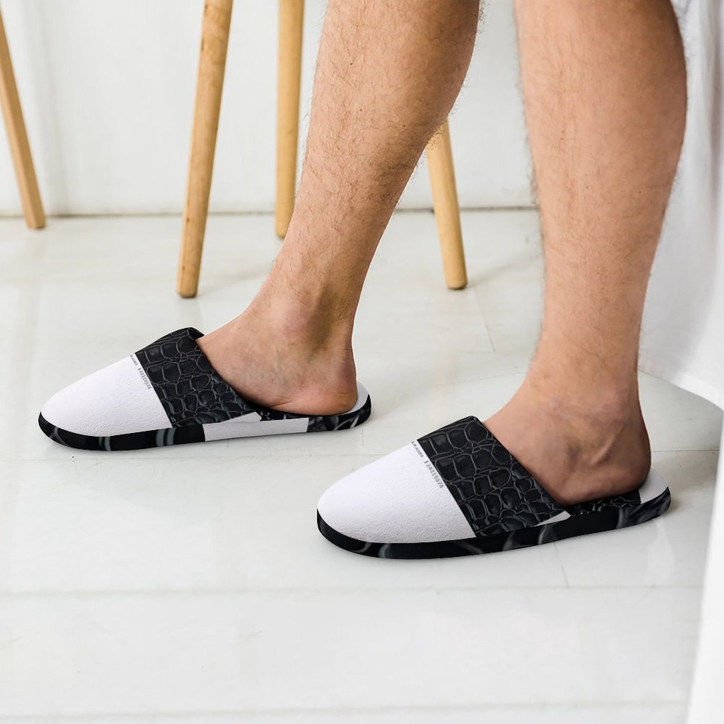 Flannel Men's Cotton Slippers