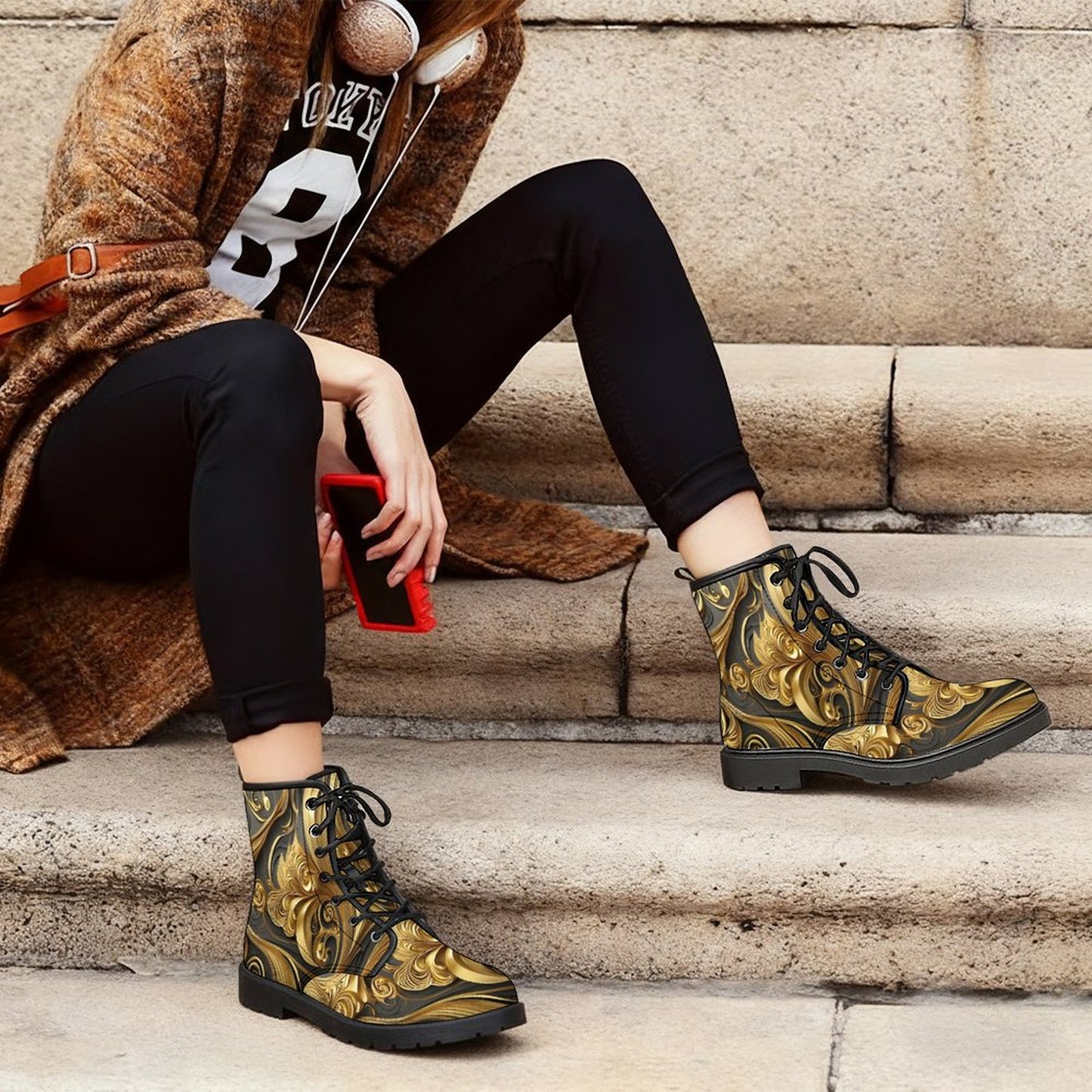 Unisex Martin Boots(All-Over Printing)
