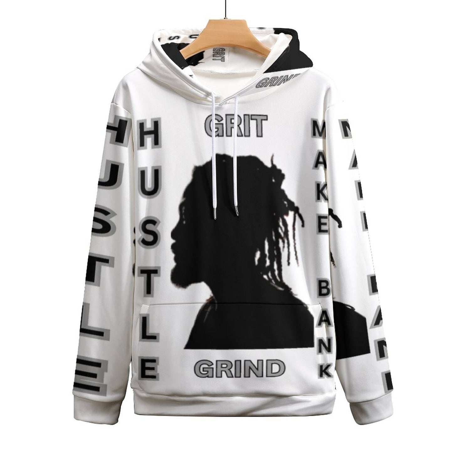 230gsm Men's Cool Hoodie with Double-layer Cap (All-Over Printing)