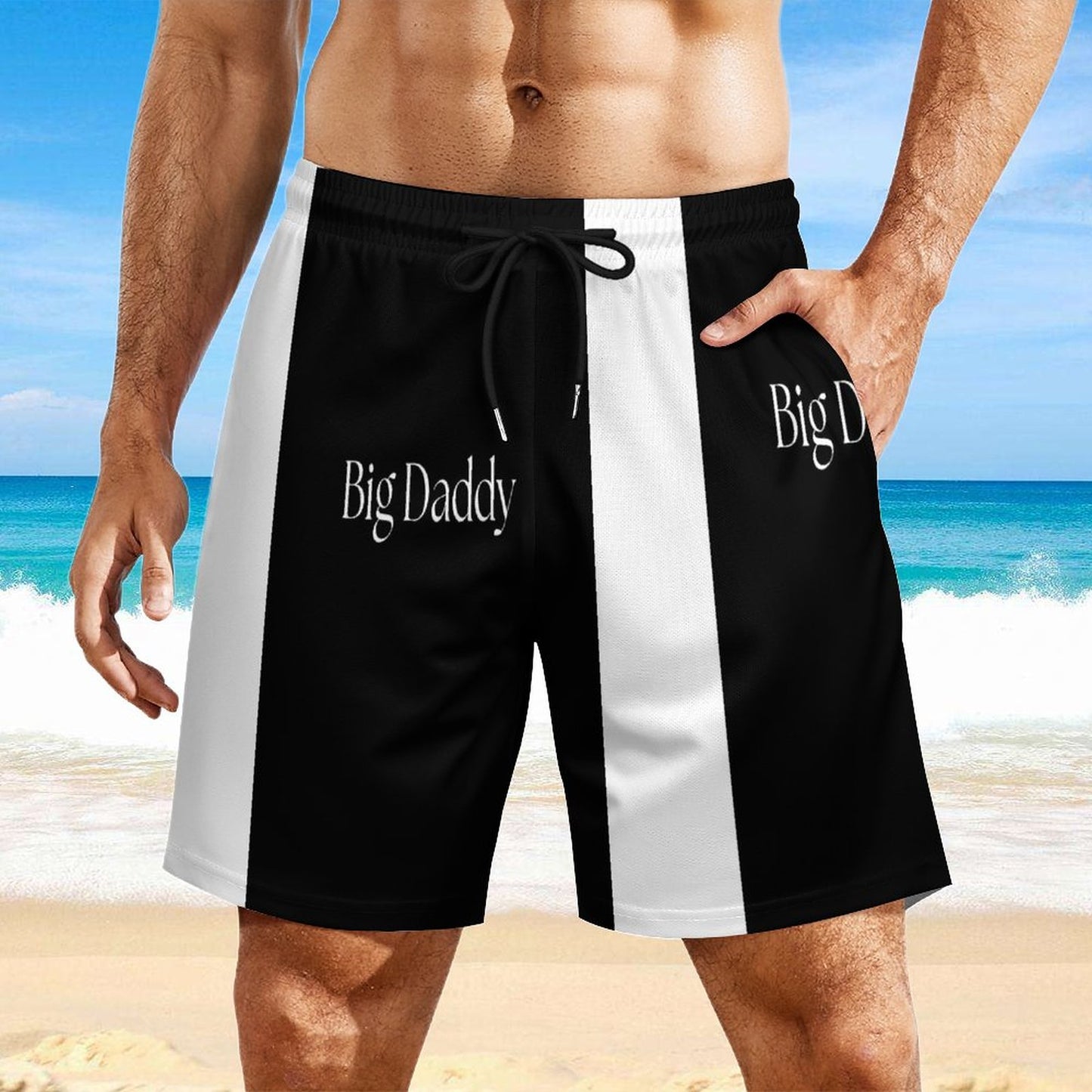 Men's Beach Shorts with 4 Pockets