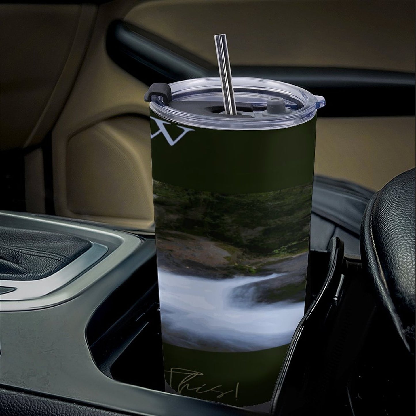 Car Travel Mug Set with Cleaning Kit (590ml/20oz)