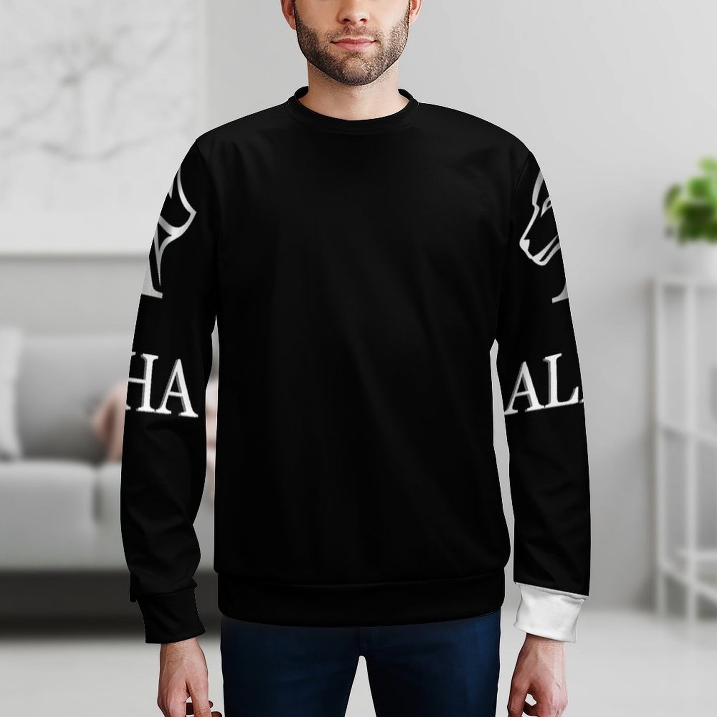 250gsm Round Neck Men's Sweatshirt 4T35 (All-Over Printing)