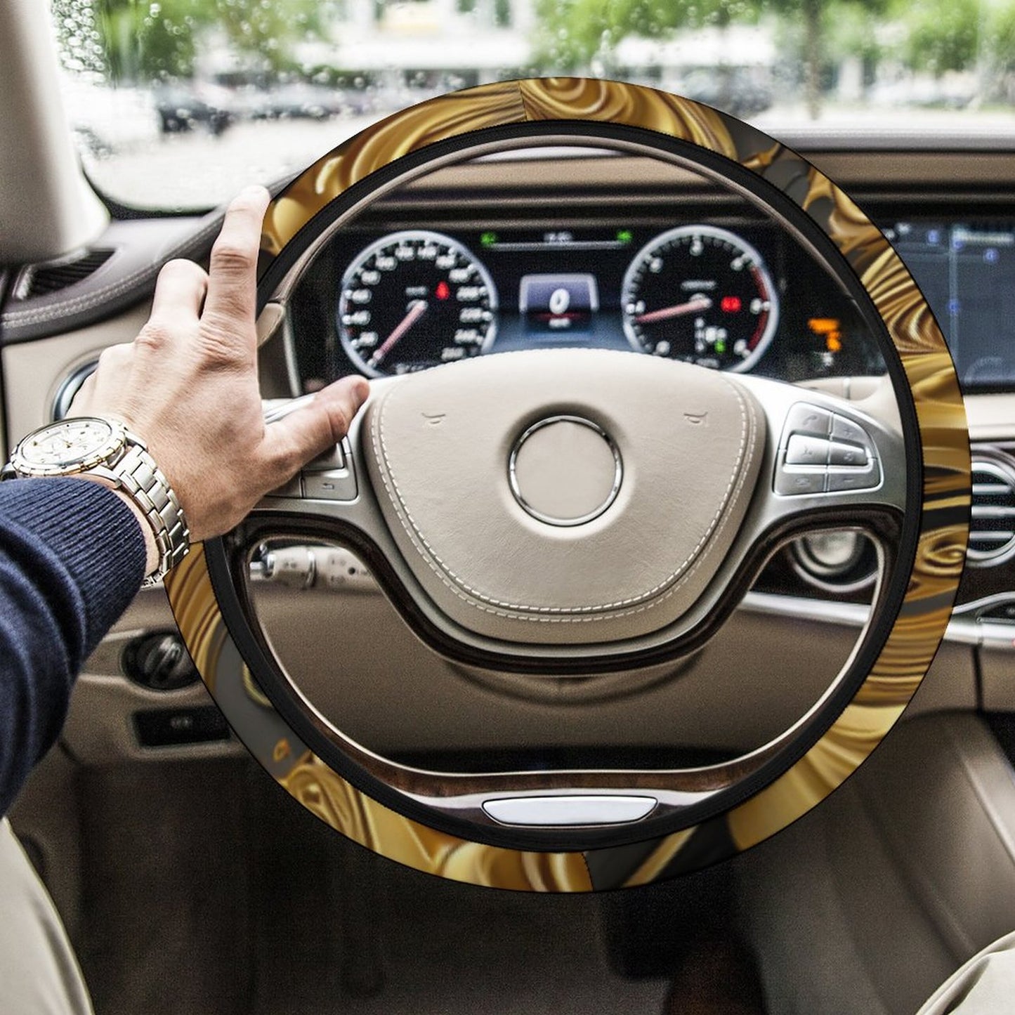 Car Steering Wheel Cover
