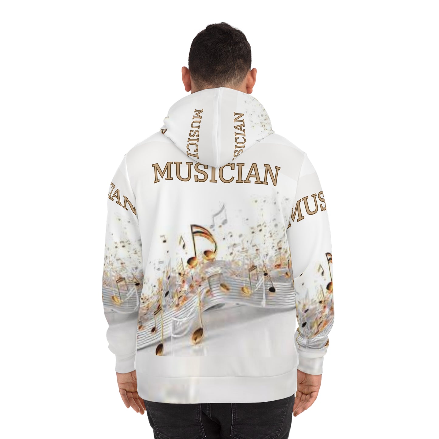 MUSICIAN In Gold Unisex Fashion Hoodie