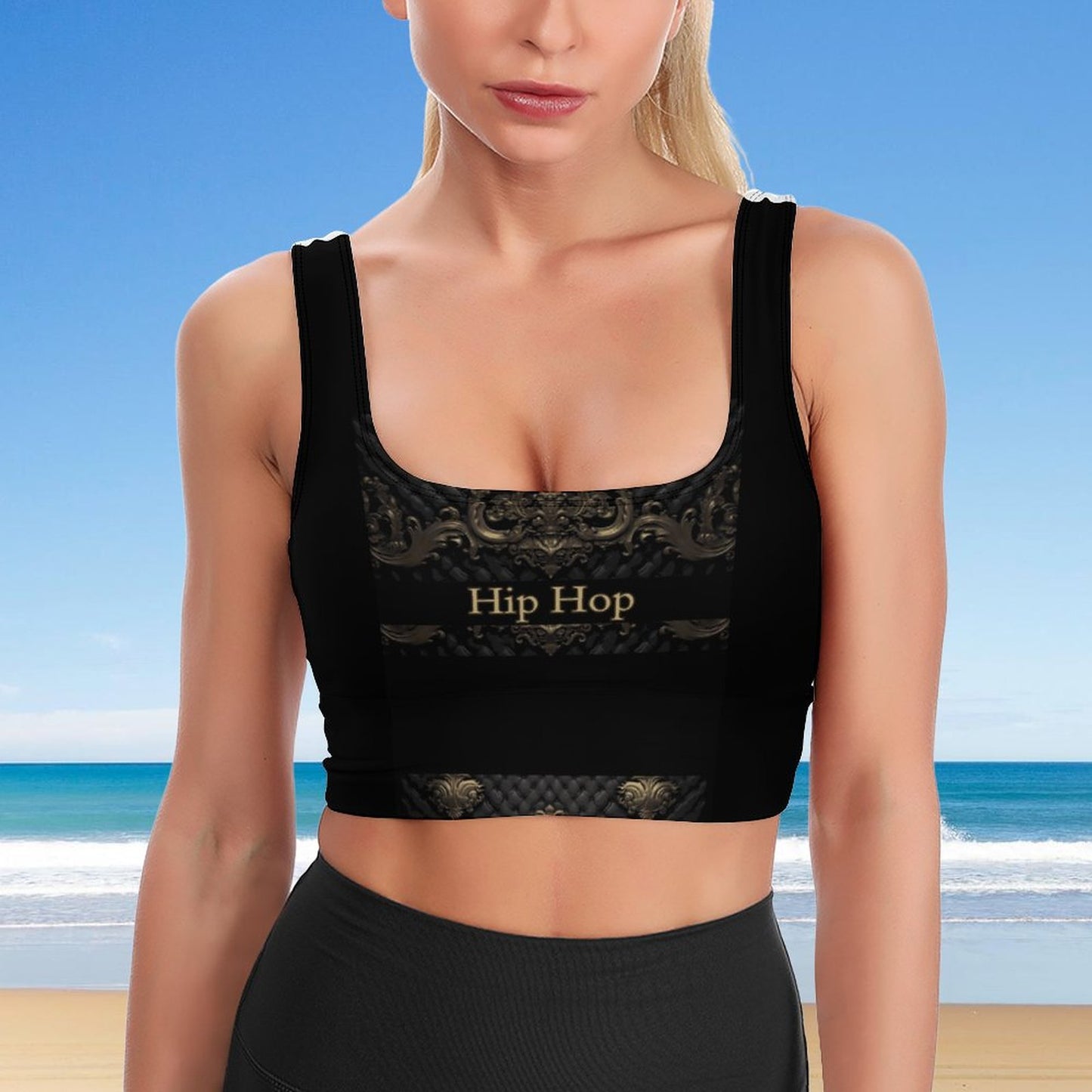 Custom Sports Bra Designs-Yoga Support Bras YJ037