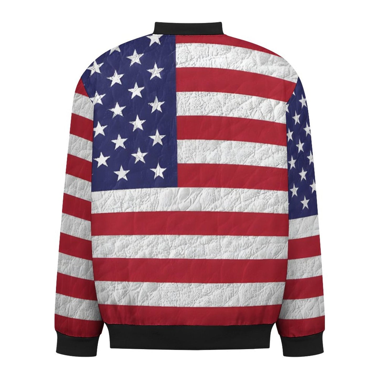 AMERICA Zipper Bomber Jacket-SMALL-5XL