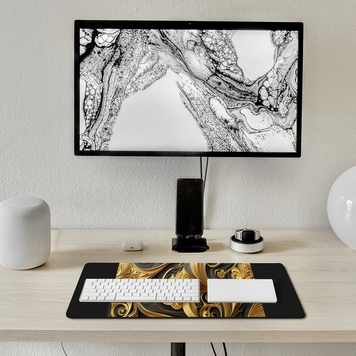 Large Desk Pad Protector without Stitched Edges-12''×24''/ 30x60cm