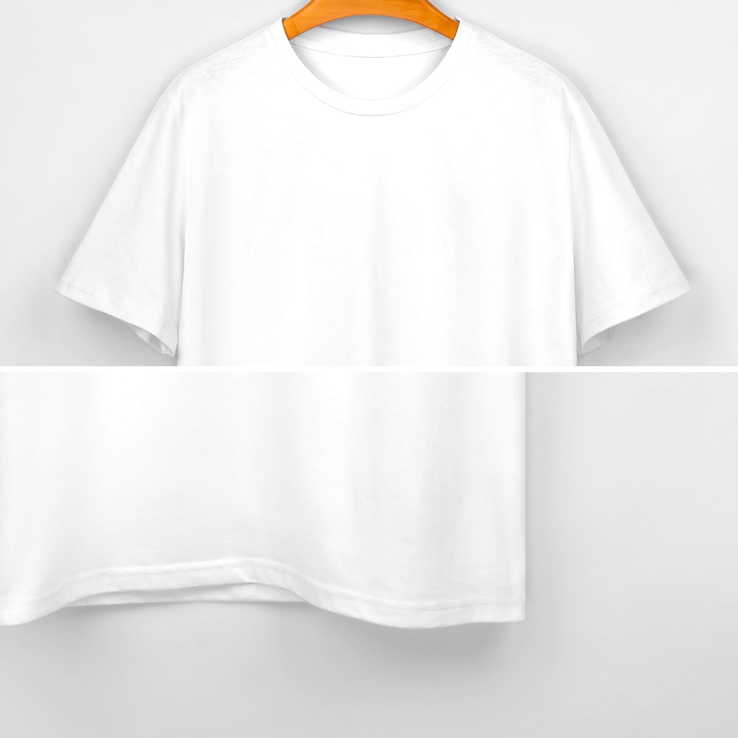 DTG 190gsm Cotton Summer Short Sleeve T-Shirts for Women(All-Over Printing)