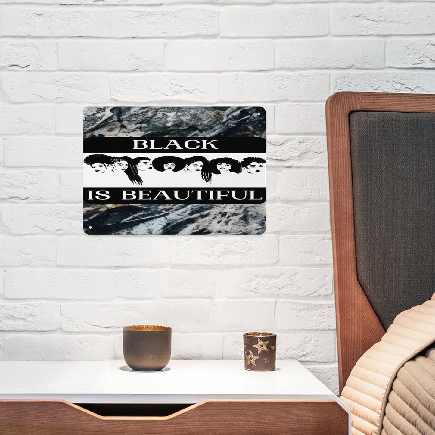 Horizontal Personalized Metal Wall Art Tin Sign-5.5"x7.9"/14x20cm