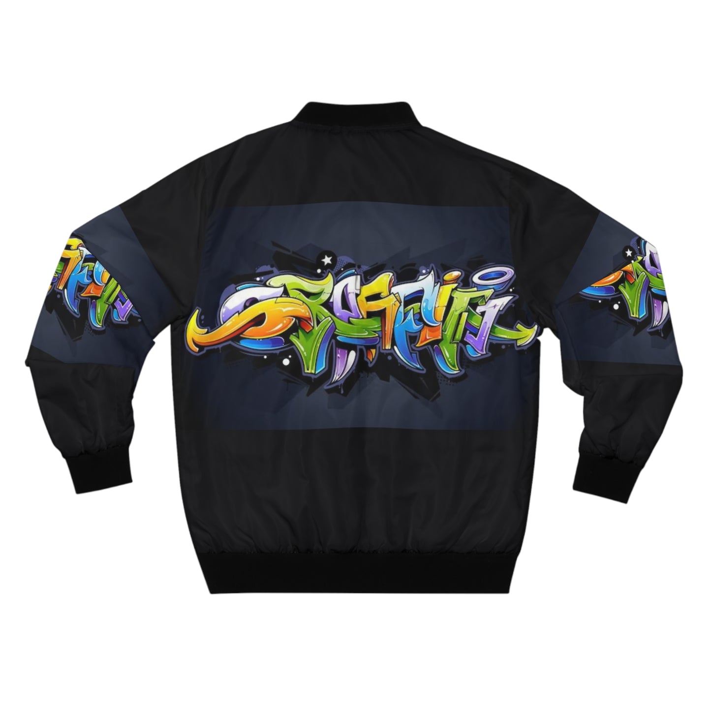 COLORFUL GRAFFITI UNISEX BOMBER Jacket-XS-5XL