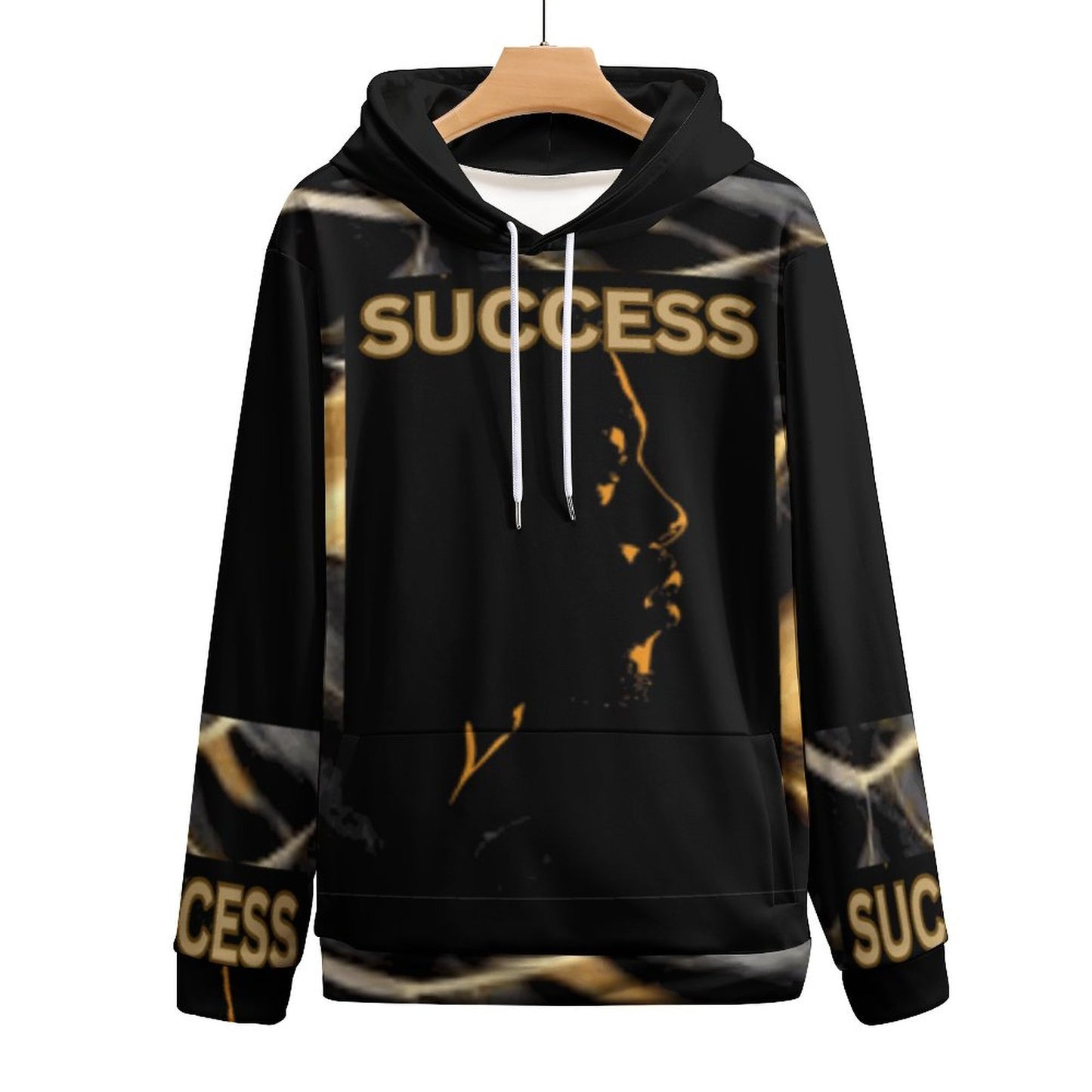 230gsm Men's Cool Hoodie with Double-layer Cap (All-Over Printing)