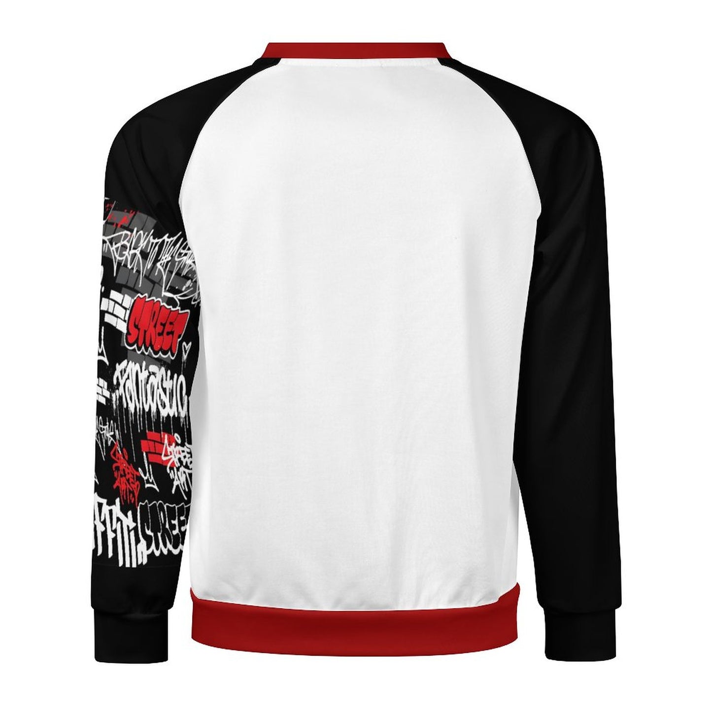 280gsm Men's Crewneck Sweatshirt Raglan A27H (All-Over Printing)