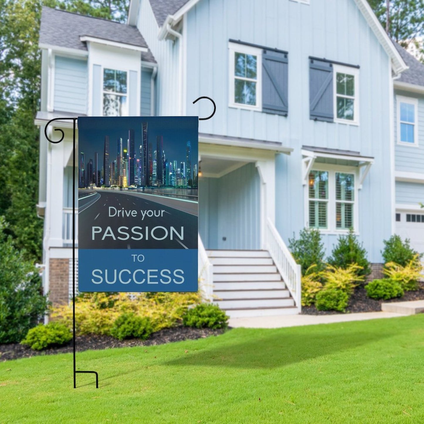 Personalized Flax Garden Flag (Identical Dual-sided Printing)