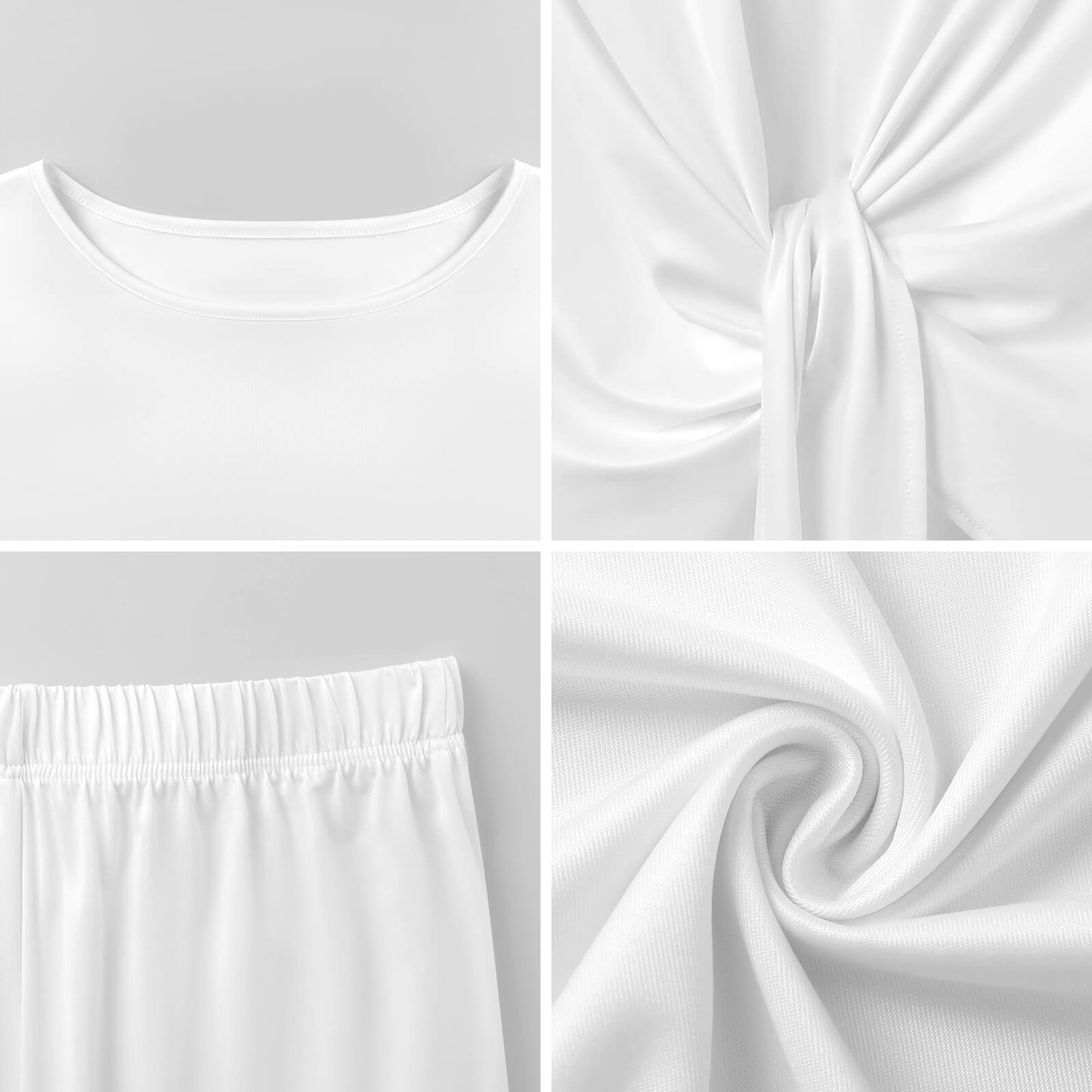 150gsm Strap Top Wide Leg Pants Set(All-Over Printing)