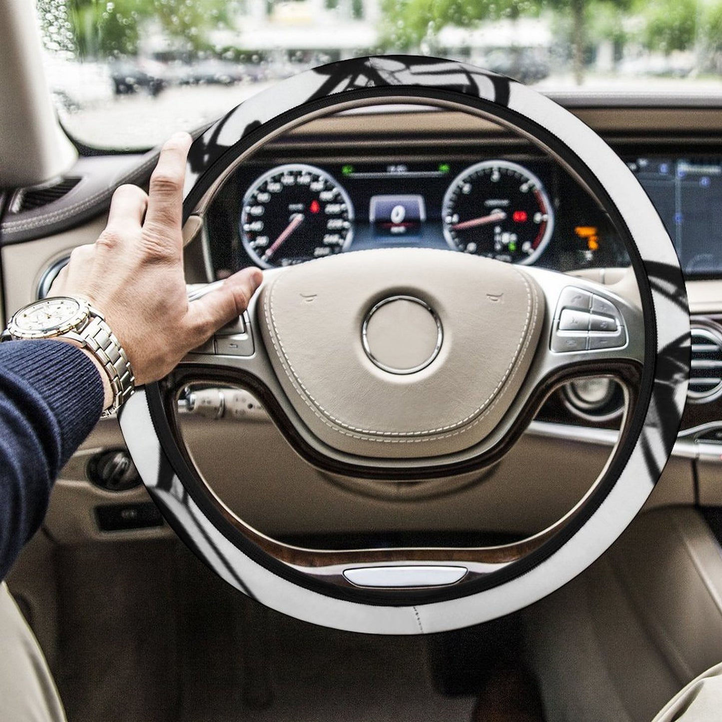 Car Steering Wheel Cover