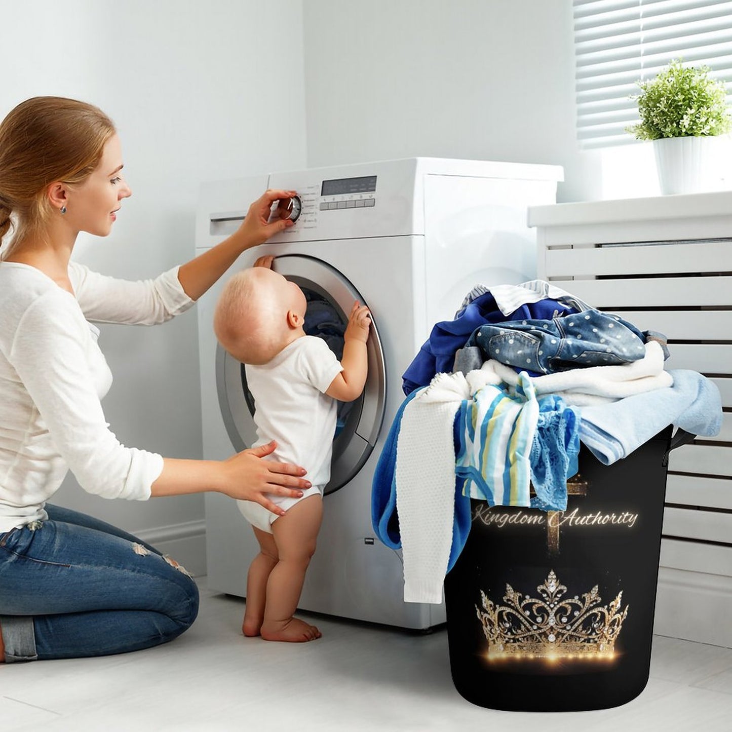 Oxford Collapsible Laundry Basket