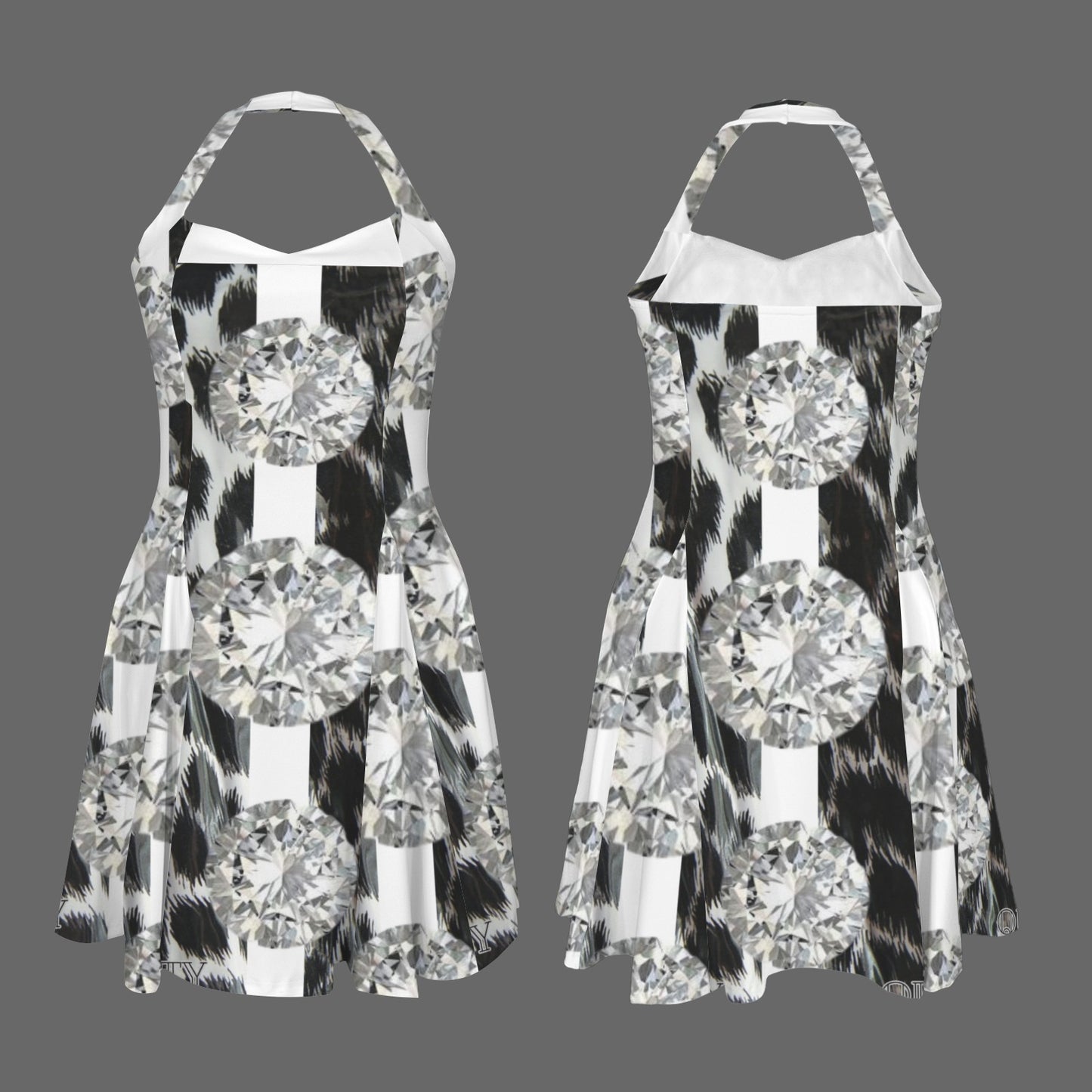 Copy of FINAL1LARGE DIAMOND BLACK LEOPARD