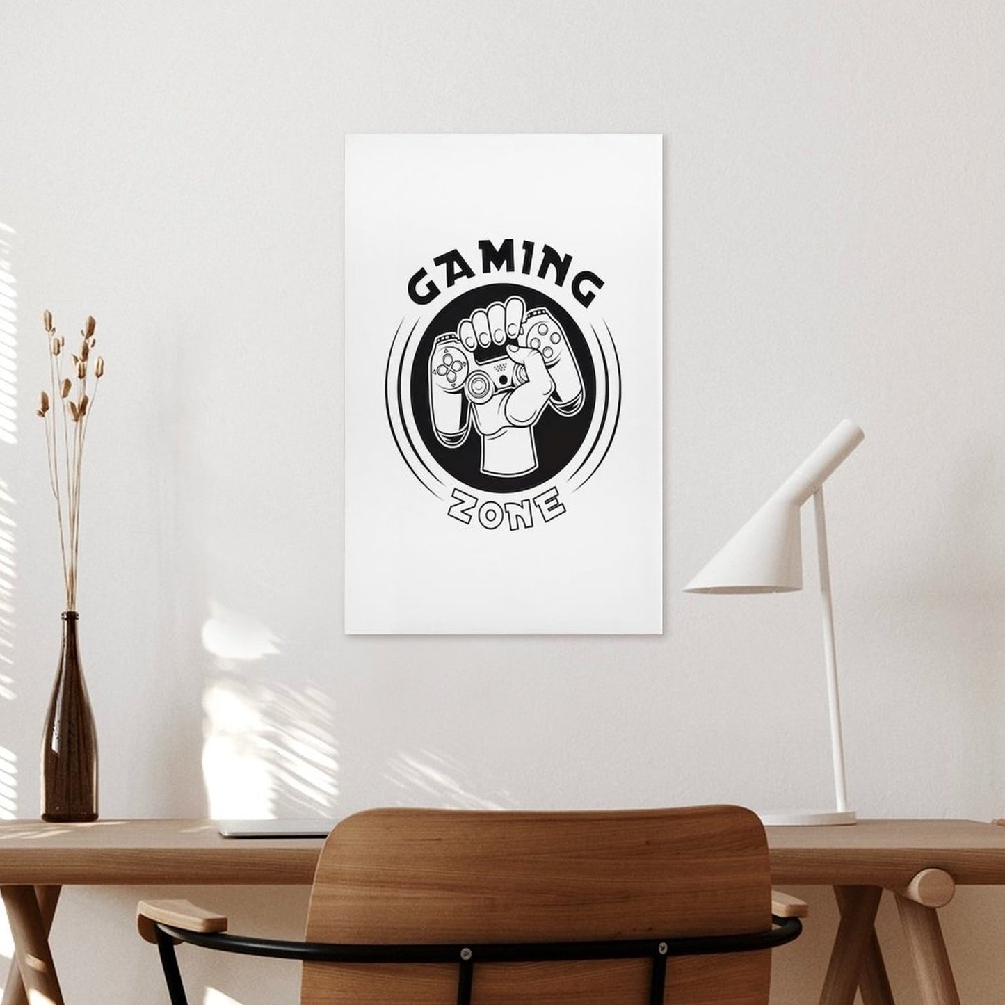 Framed Wooden Poster Hanging (Vertical 2:3)-8x12 inch