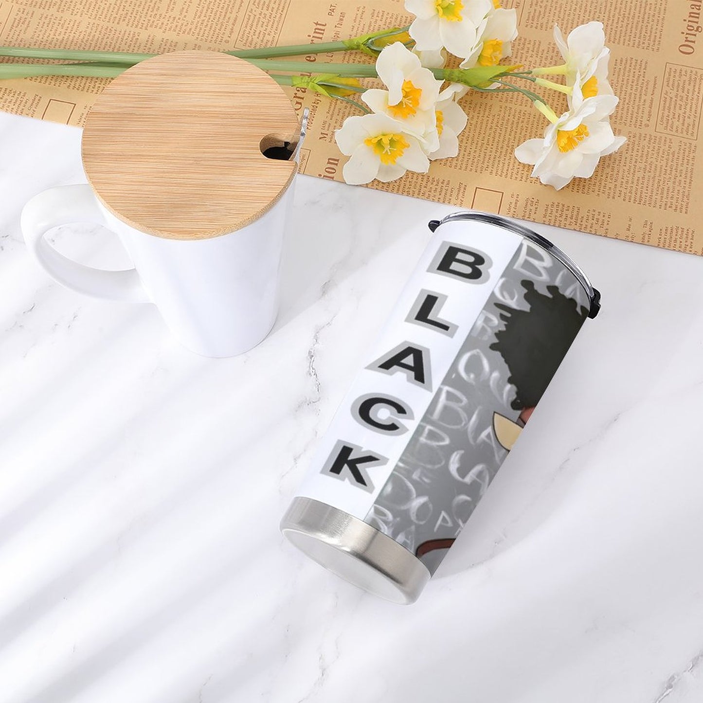 Car Travel Coffee Mug with Lid (All-Over Printing)