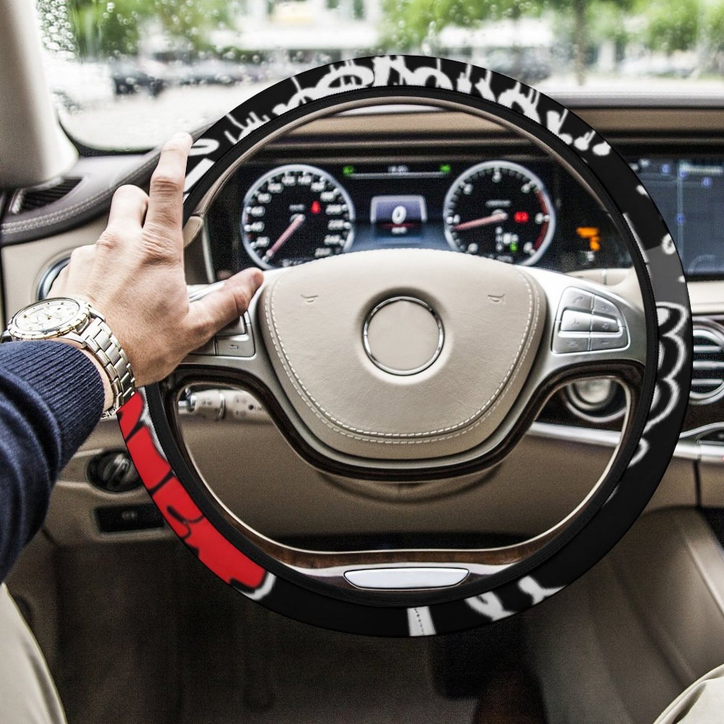 Car Steering Wheel Cover