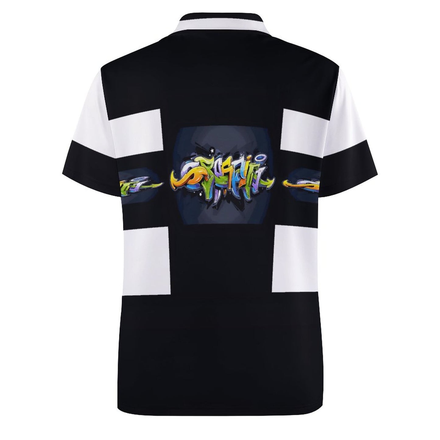 COLORFUL GRAFFITI POLO Shirt-SMALL-5XL