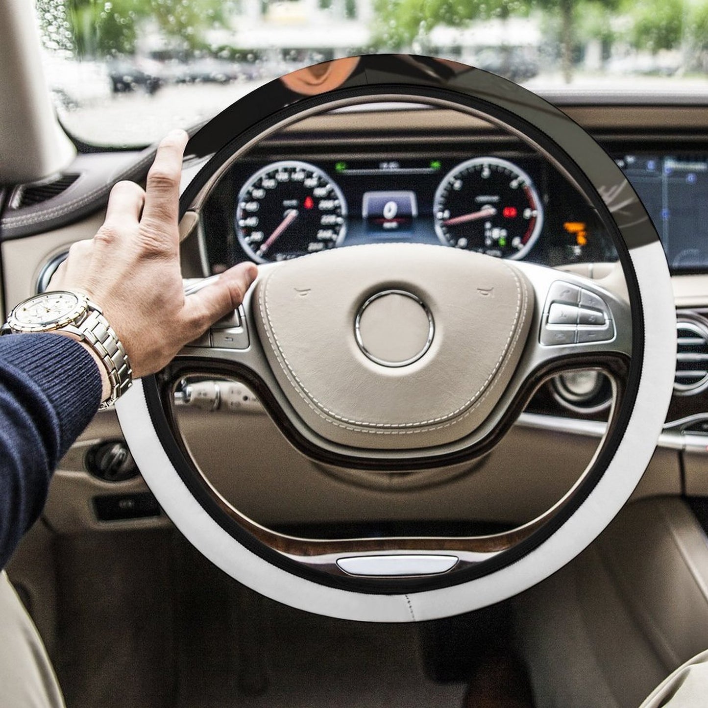 Car Steering Wheel Cover