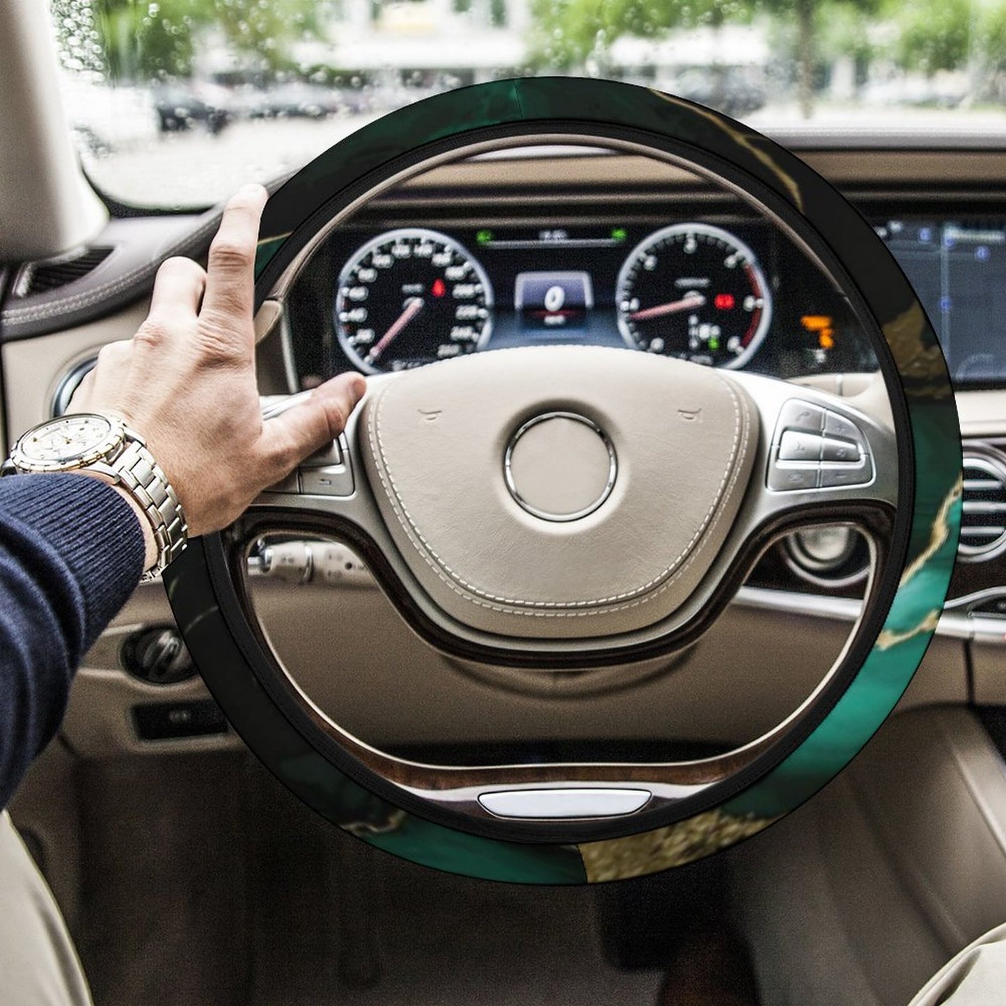 Car Steering Wheel Cover
